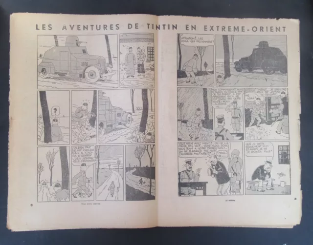 Tintin Herge Le Petit Vingtieme No 7 De 1935 Etat Correct 2