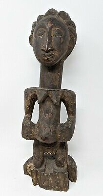Antique Kemba Sculpture, Carved Fertility Figure Congo, Africa