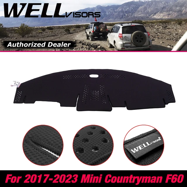 Schwarz Armaturenbrett Matte Für Mini Countryman F60 17-23 W/O Hud WellVisors