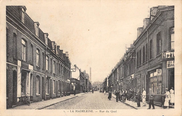Cpa 59 La Madeleine Nord Rue Du Quai