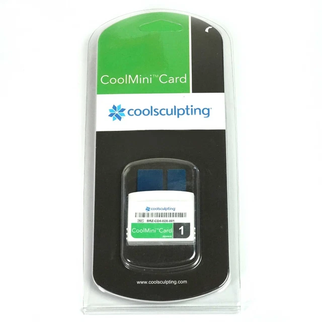 Zeltiq CoolSculpting CoolMini BRZ-CD4-02X-001 Green Treatment Card x1 Cycle Full