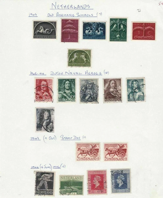 Netherlands Stamps Ref 14563