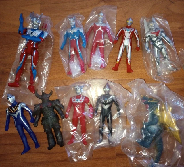 Ultraman Zero Ultra Seven Mebius Tiga Noa Leo vinyl figure sofubi hero series