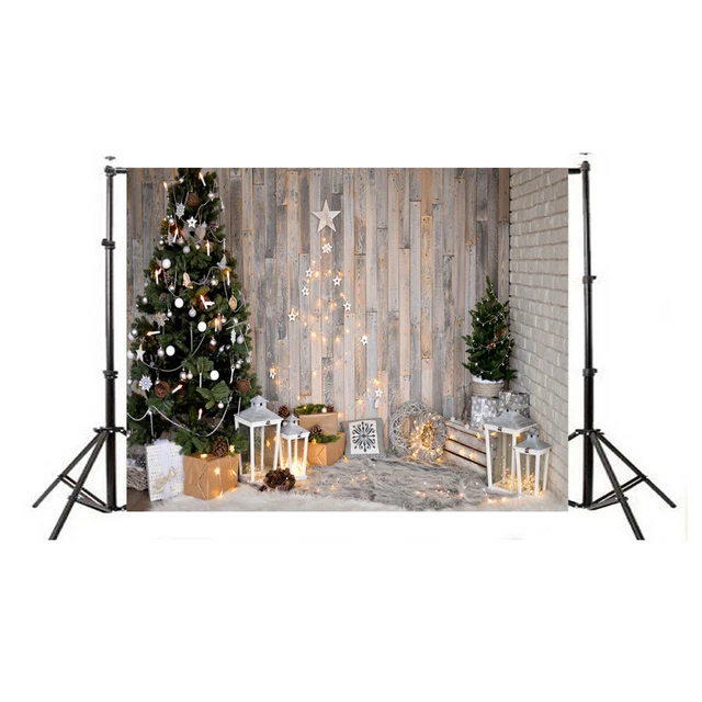 Arbre de Noël photographie toile de fond Xmas Photo Studio 3D fond accessoires