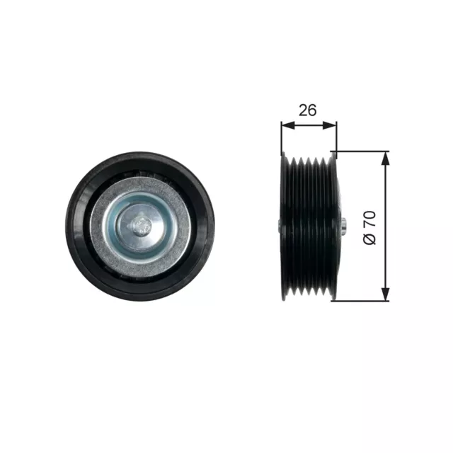 Galet Enrouleur (Courroie D'accessoire) Alfa Romeo Giulietta 1.6 Jtdm,2.0 Jtdm