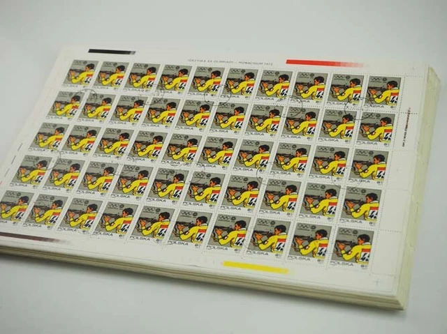 1972 Polen; 480 Serien Sommerspiele, gestempelt/CTO, MiNr. 2149/56, ME 624,-