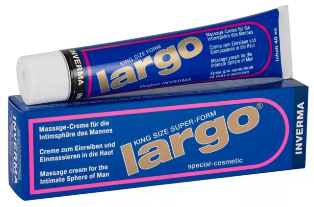 Largo Penis Pflege Massage Creme Fördert Die Durchblutung 40ml