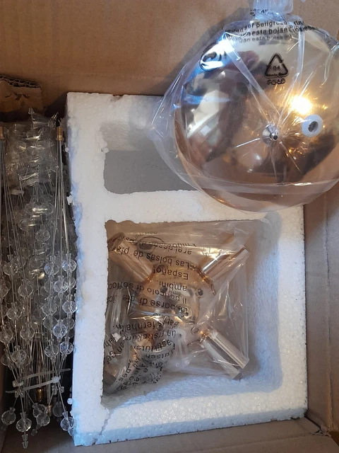 Dandelion sputnik chandelier ceiling light- gold 8 lights