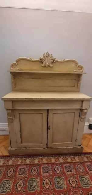 Antique Victorian Mahogany Chiffonier Sideboard Drawers Cupboard Gallery Shelves