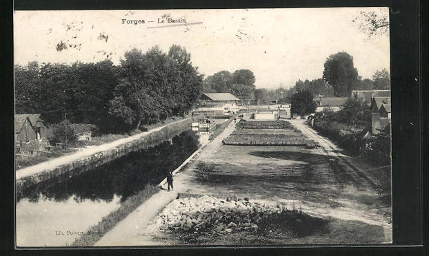 CPA Forges, Le Bassin 1925