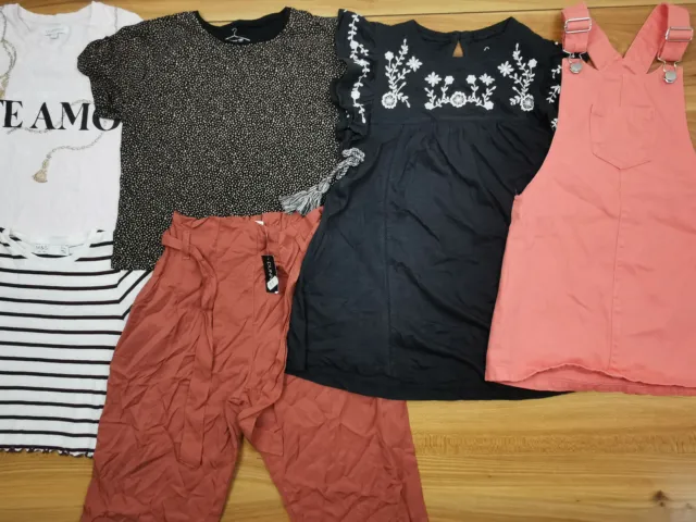 {A100} girls 6-7 years summer bundle dress t-shirt trousers NEXT Dunnes M&S
