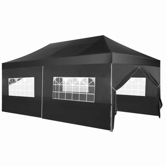 Pavillon Faltpavillon Gartenzelt Partyzelt Wasserdicht Popup Zelt 3x3/3x4,5/3x6m