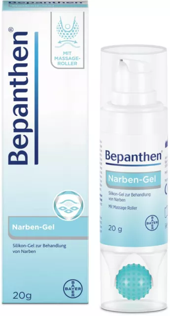 Bepanthen Narben-Gel mit Massage-Roller 20g  PZN 09461168