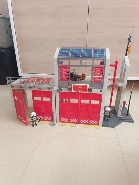 Playmobil - 4819 Caserne De Pompiers + Extension 7465 Avec