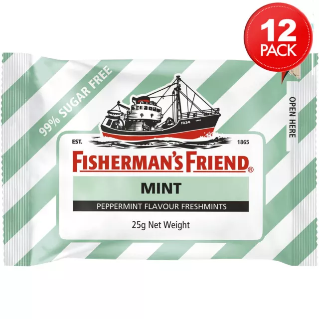 Fisherman Friend Menthe, 12 pièces x 25gr