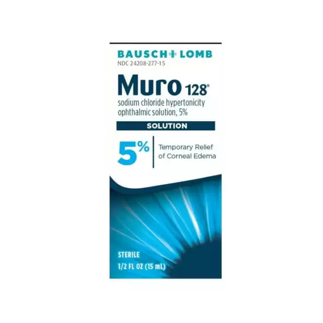 Bausch + Lomb Muro 128 5% Ophthalmic Solution 15 ML (0.5oz)
