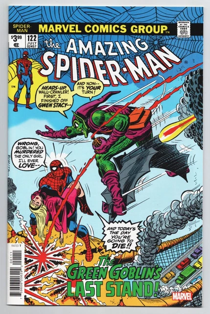 Amazing Spider-Man #122 [1973] Facsimile Edition (Marvel, 2023) VF/NM
