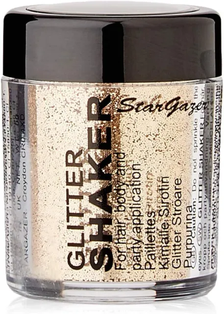 Stargazer Glitter Shaker Cosmetic Glitter Powder - Gold