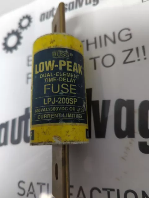 Cooper Bussmann,Lpj-200Sp,Low-Peak 200 Amp Fuse Nos