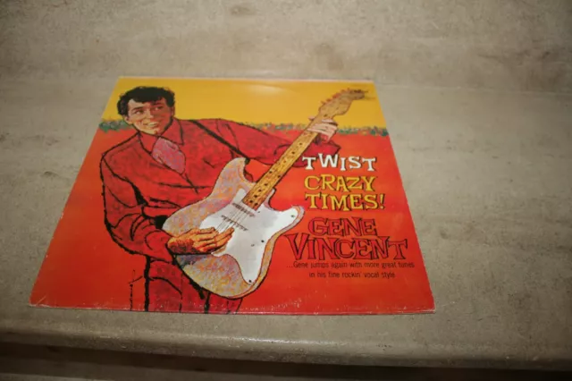 LP  Vinyle 33t   / Gene Vincent – twist crazy times !  (France 1976)