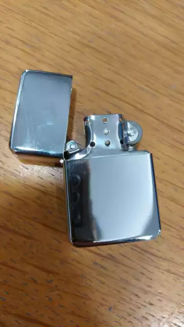 Accendino tipo ZIPPO accendini a benzina Ricaricabile Cromato Liscio Lighter