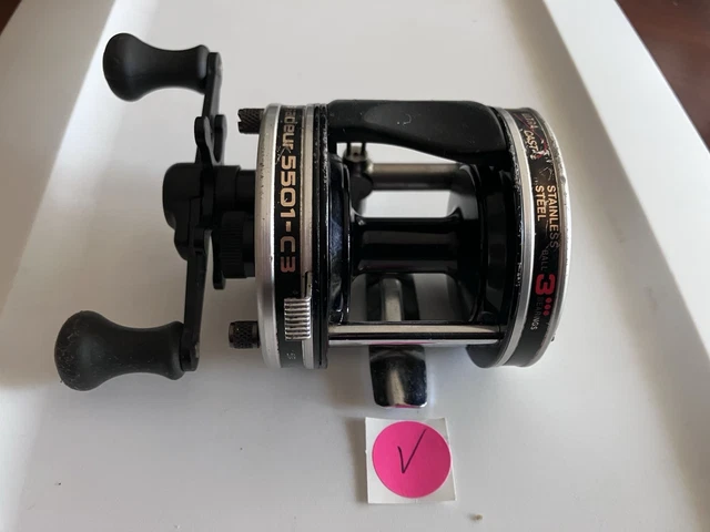 ABU GARCIA AMBASSADEUR 5501 C3 Lefty Reel $60.00 - PicClick