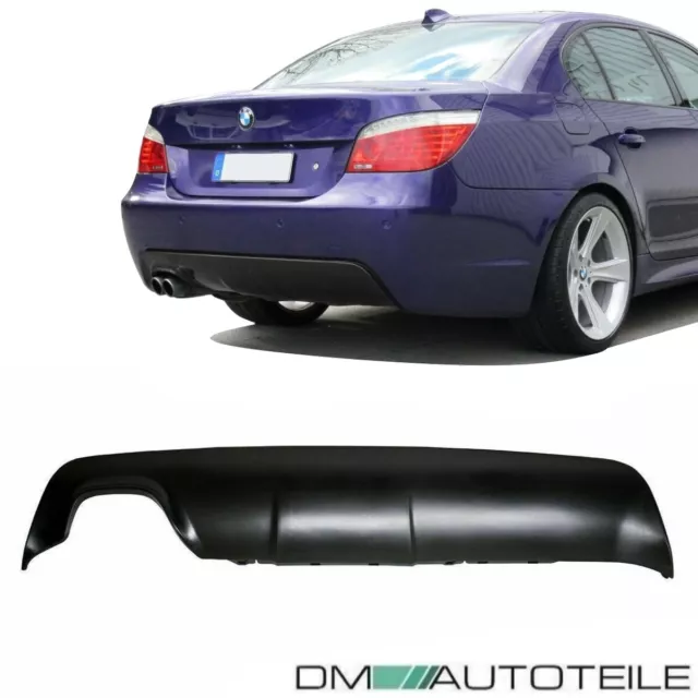 Heckdiffusor passt für BMW E60 E61 M Paket 2 Rohr Links 03-10 Schwarz Diffusor