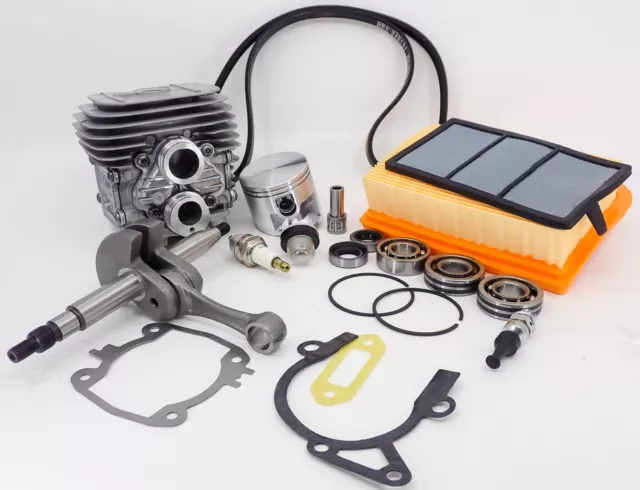 The Duke's Cylinder, Crankshaft, Belt, Air Filter Rebuild Set Fits Stihl Ts420