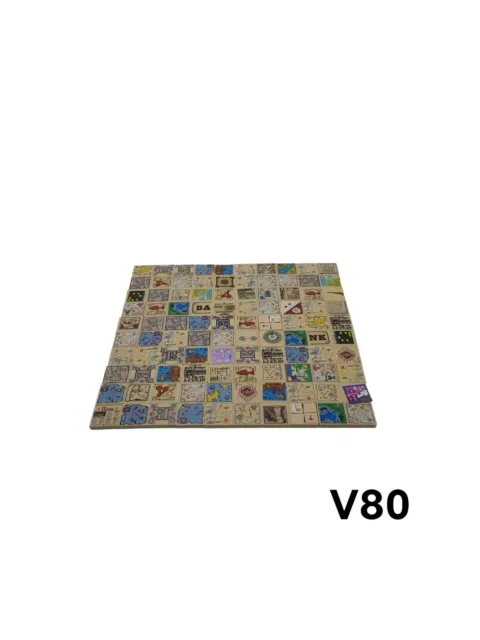 LEGO Konvolut 100 x Fliesen 2x2 beklebt & bedruckt beige Tan Tile Decorated