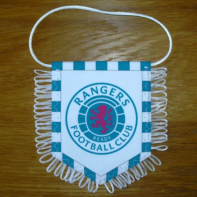 Fanion Glasgow Rangers – Drapeau De Supporteur, Occasion, Pour Fan De Foot