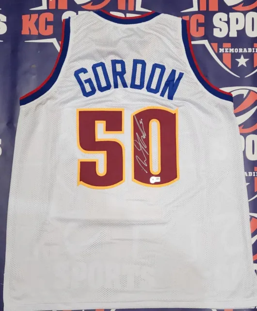 Aaron Gordon signed custom Denver Nuggets "Earned" edition Jersey - Adult XL