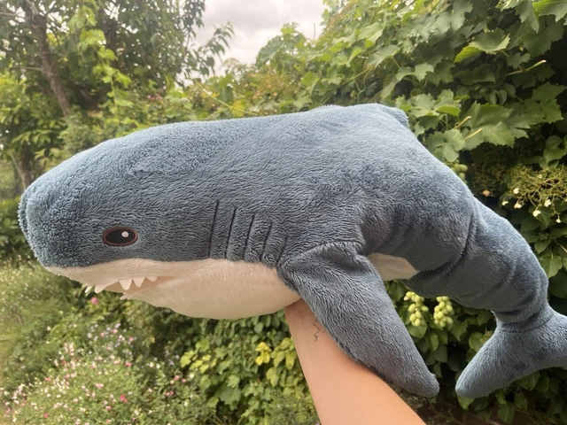 IKEA BLAHAJ SHARK Large Soft Toy Plush 39” Blue White £14.95 - PicClick UK