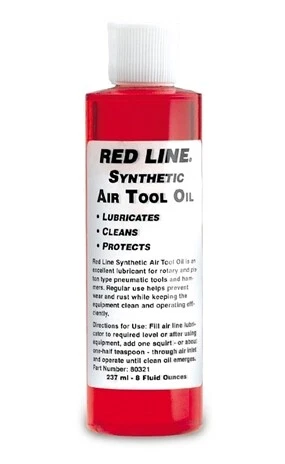 Red Line Oil Air Tool Oil 8oz - Case of 24