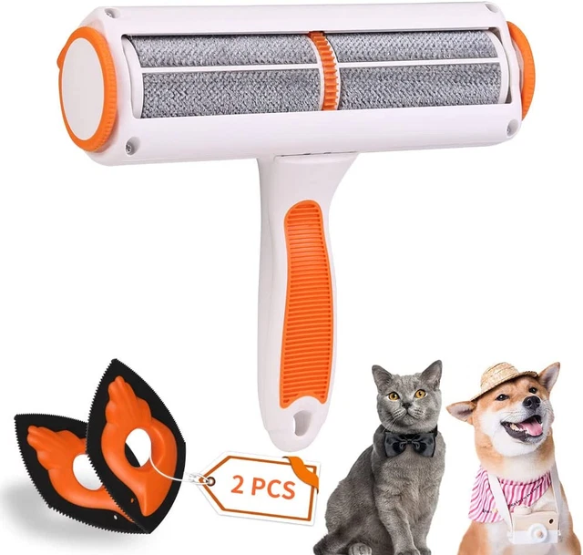 Pet Hair Remover Dog Cat Brush Fur Lint Remover Comb Reusable & Roller Grooming