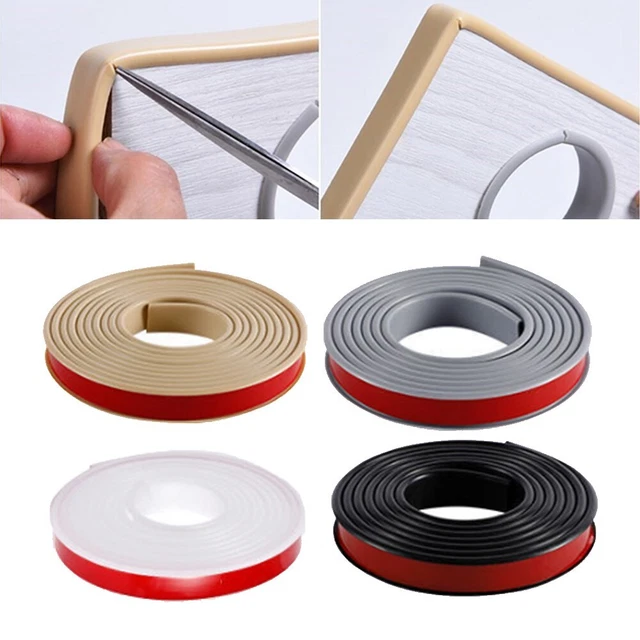 Tiras protectoras de bordes cinta de borde hebilla decorativa repuesto goma en forma de U