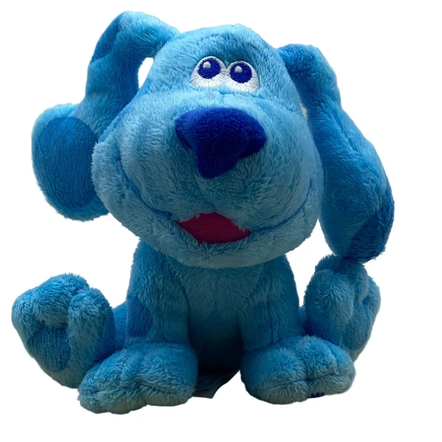NICKELODEON VIACOM BLUES Clues & You Blue 7" Plush Stuffed Animal Toy ...