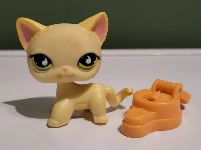 Lps #733 Littlest Petshop Original Authentic Chat Europeen European Cat Hasbro