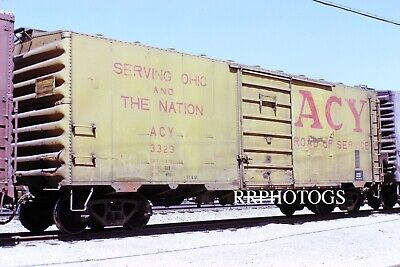 Railroad Print Akron Canton & Youngstown Acy 40' Boxcar #3323