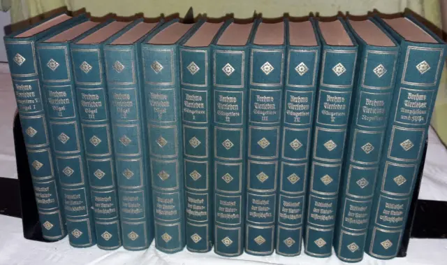 Brehms Tierleben komplett! 24 Bände in 12 Büchern, Gutenberg-Verl. 1927 - 1929