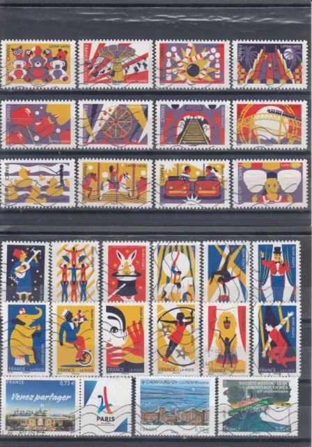 Joli Lot De Timbres De France Annee  2017 (3)