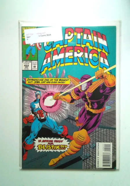 Captain America #422 Marvel Comics (1993) NM- Newsstand 1st Print Comic Book