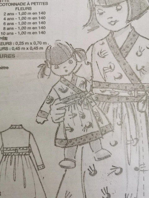 Patron De Couture Modes & Travaux T19 - Blouson Boule Et Jupon Pour Poupée Émilie (fév. 2010)
