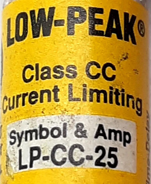 BUSSMANN LPCC25 LOWPEAK Fuse Lot of 4 25.44 PicClick AU