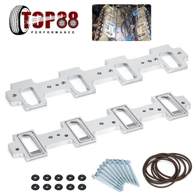 For LS Intake Manifold Cathedral 92mm 102mm Port Cylinder Head to Rectangle Port
