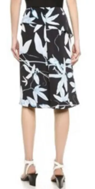 £140 • WHISTLES • Botanical Floral Folded Skirt Sz 8 UK . BNWT 2