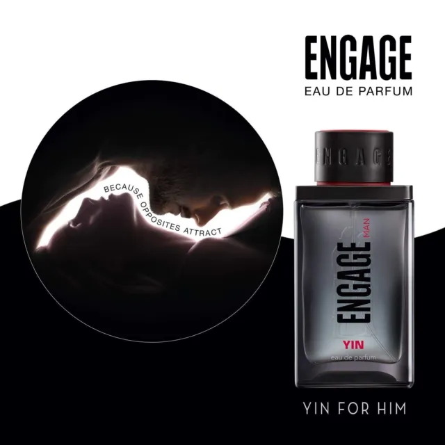Engage Yin EDP eau de parfum 90 ml para él - fragancia macho alfa de larga duración