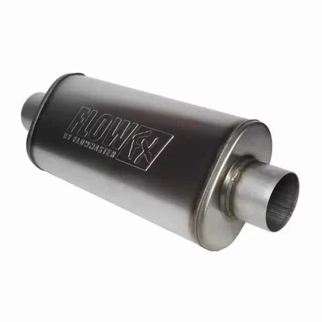 Flowmaster FlowFX Muffler 3.50 in. Center Inlet/Outlet Clamp On Stainless Steel 2