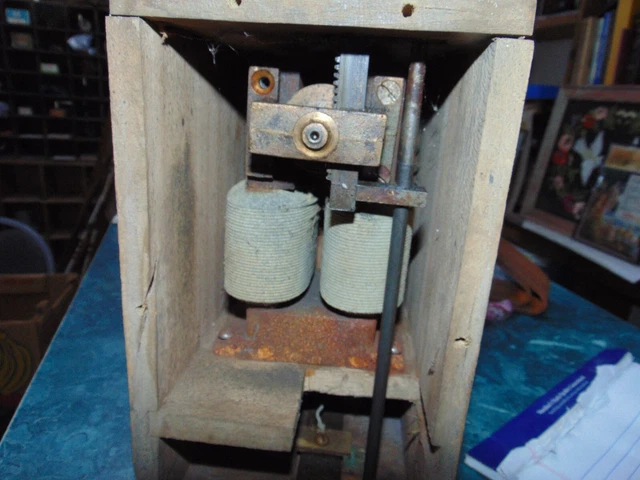 Early Antique  Blasting Machine Dynamite Detonator  (U.S. Owned Dominion Co) 2