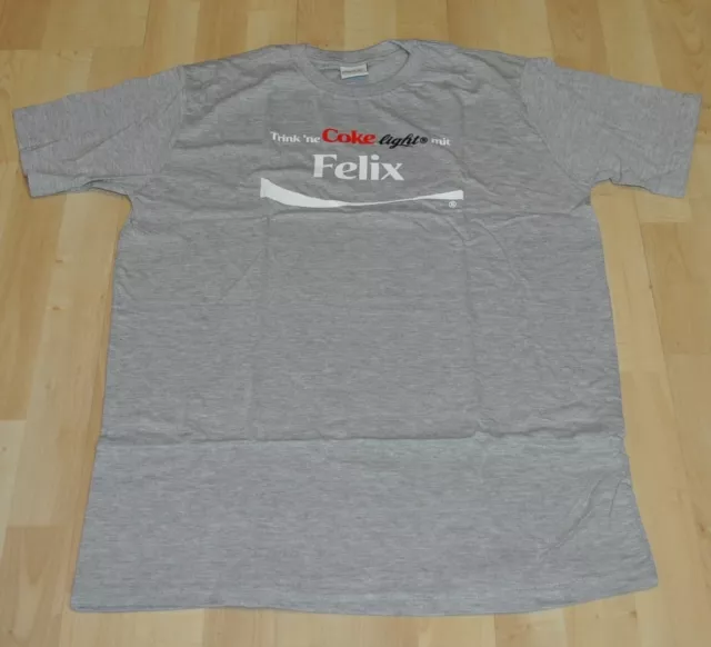 Coca-Cola Coke Prinz T-shirt grau Größe XL Namen Vornamen Namensshirt 2