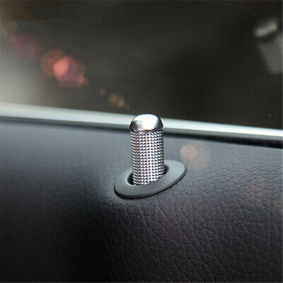 4X Metal Alloy Car Inside Door Lock Pin Knob Covers For Benz C W204 E W212 CW